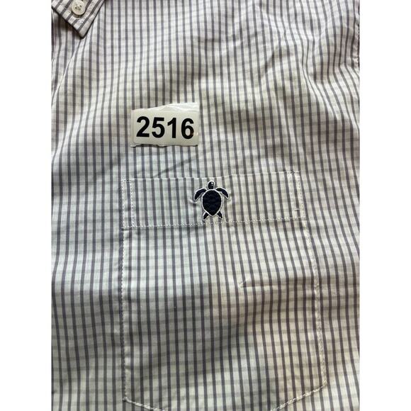 Simply Southern Shirt MENS 2XL XXL Long Sleeve Button Down gray/White‎ - Picture 6 of 6